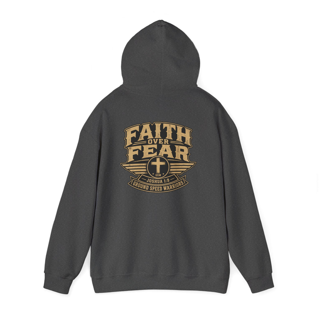 Faith Over Fear Christian Pullover Hoodie