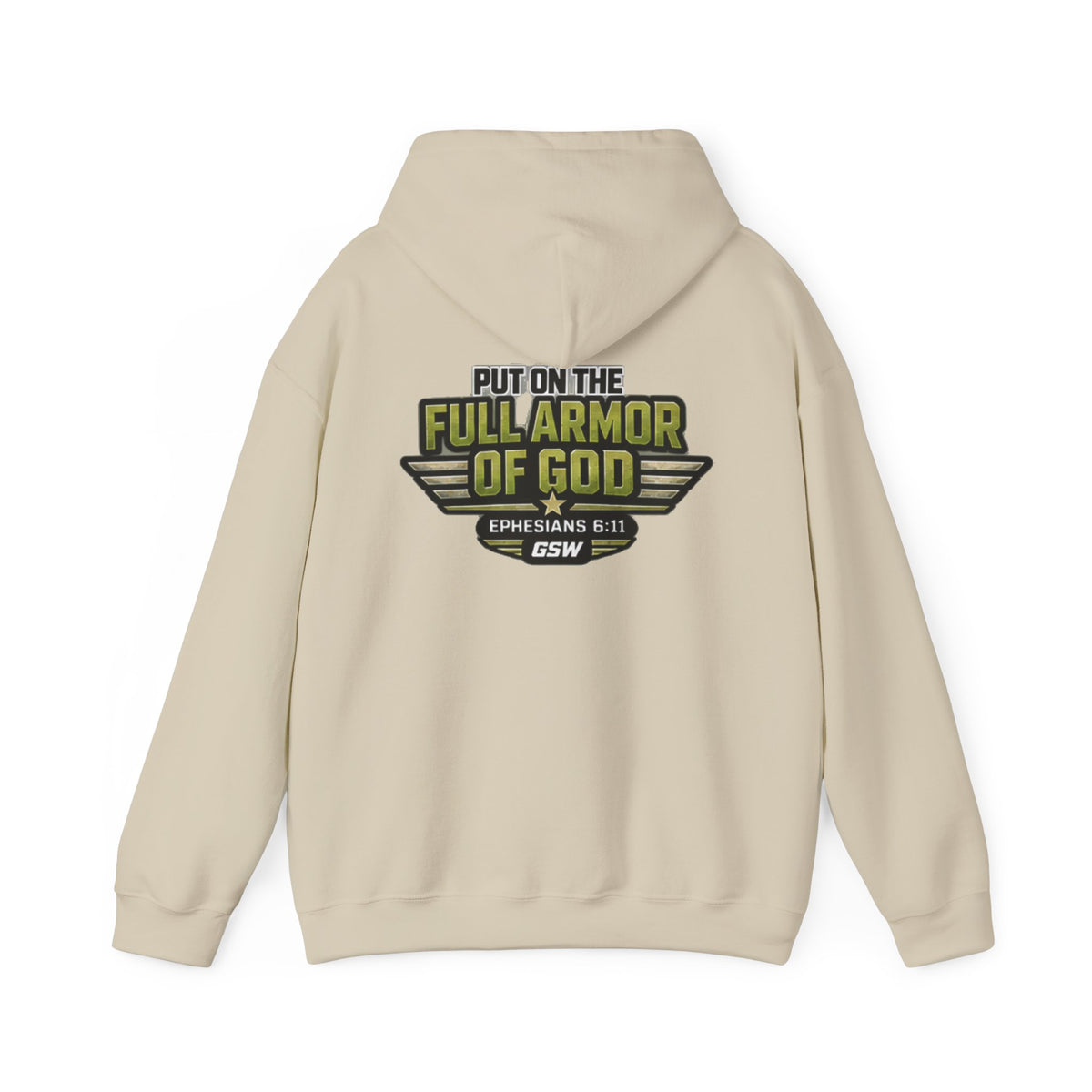 Full Armor of God Hoodie — "Put On The Full Armor of God" Christian Pullover