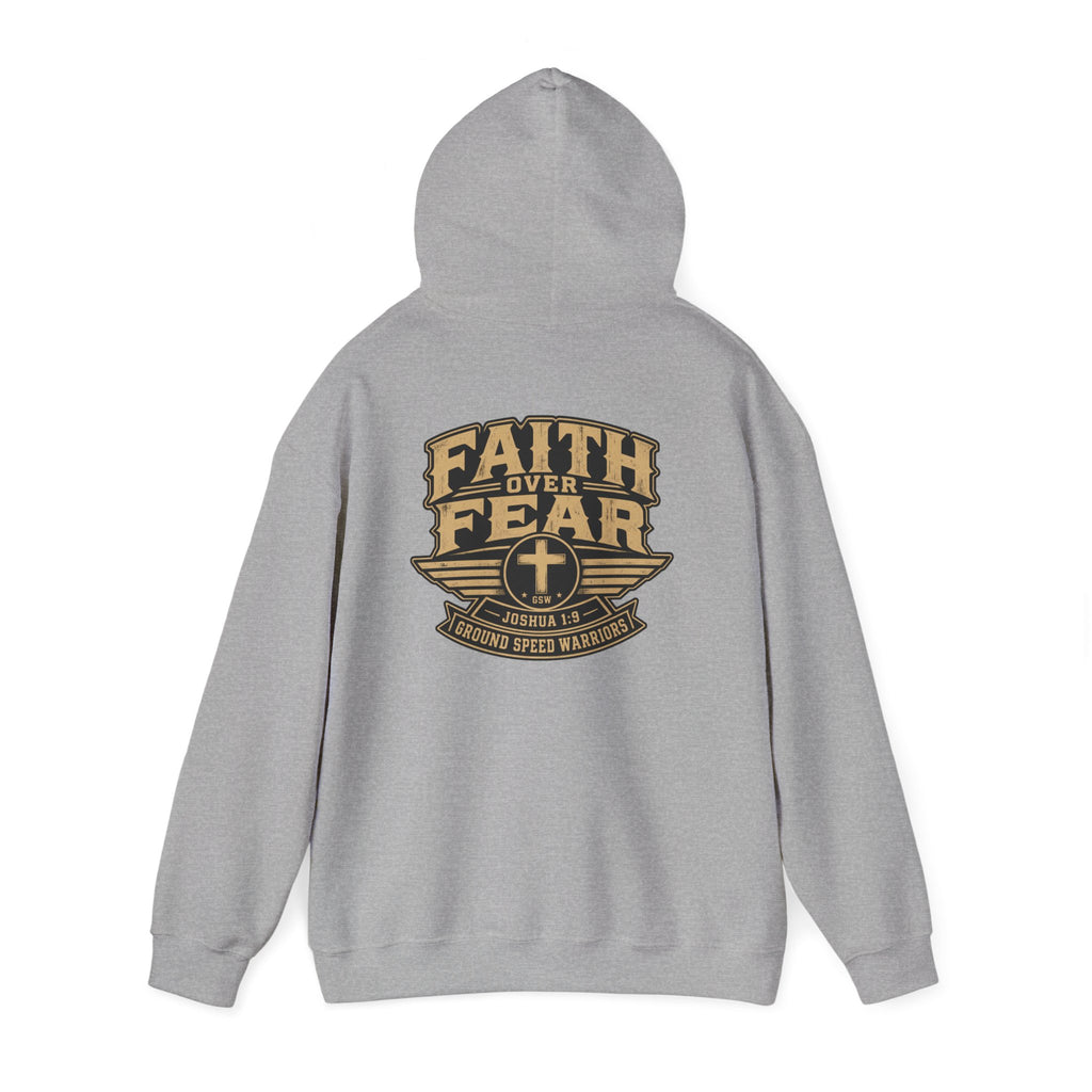 Faith Over Fear Christian Pullover Hoodie