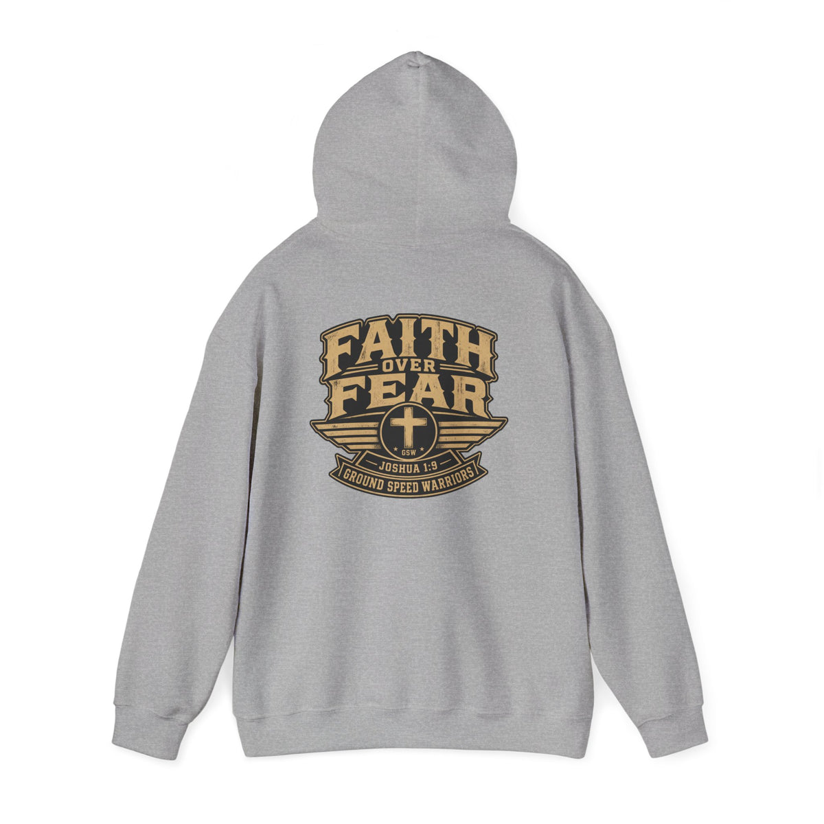 Faith Over Fear Christian Pullover Hoodie