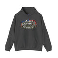 American Muscle Hoodie — 'Real Horsepower' Patriotic Car Enthusiast Sweatshirt