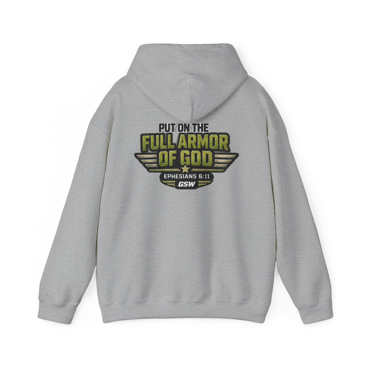 Full Armor of God Hoodie — "Put On The Full Armor of God" Christian Pullover