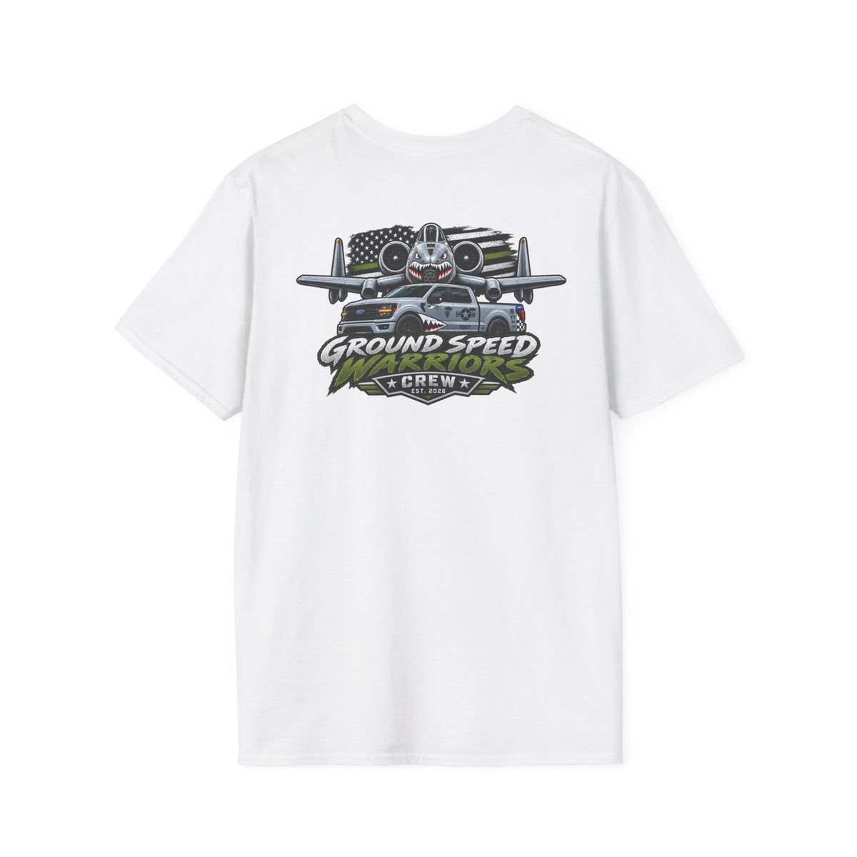 Ground Speed Crew T-Shirt — Aviation Plane Graphic Tee