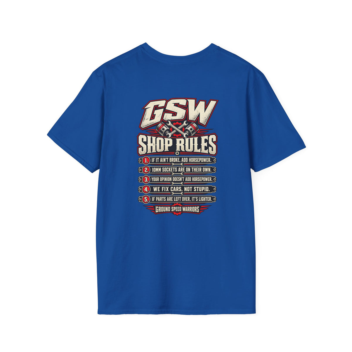 GSW Shop Rules Graphic T-Shirt