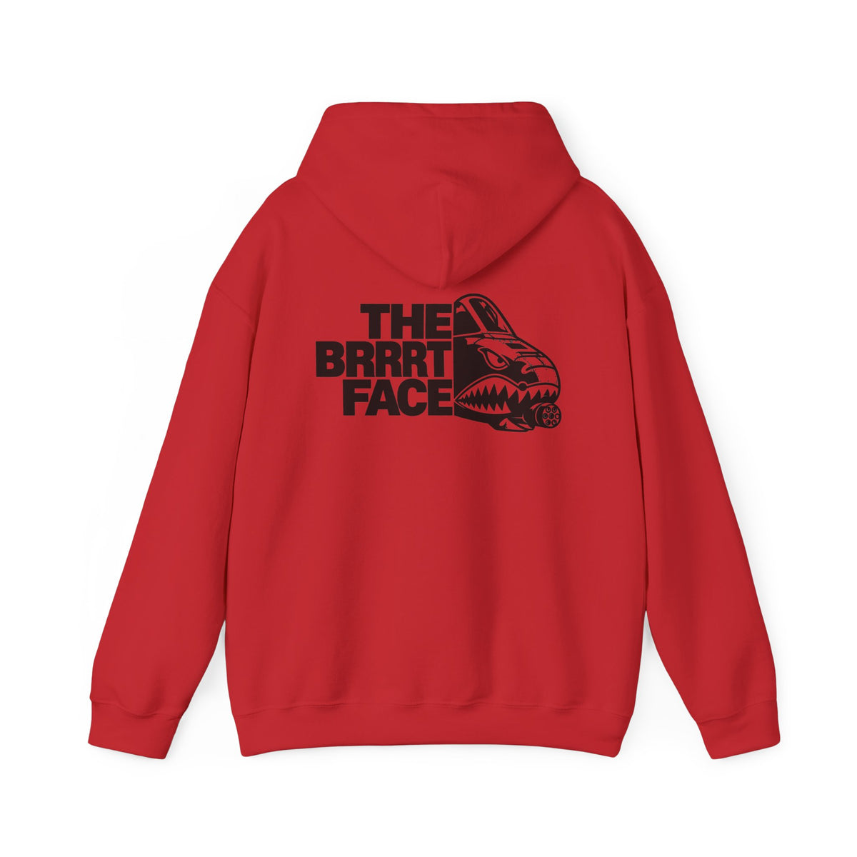 GSW 'The Brrrrt Face' Hoodie — Military Jet Nose Art Pullover