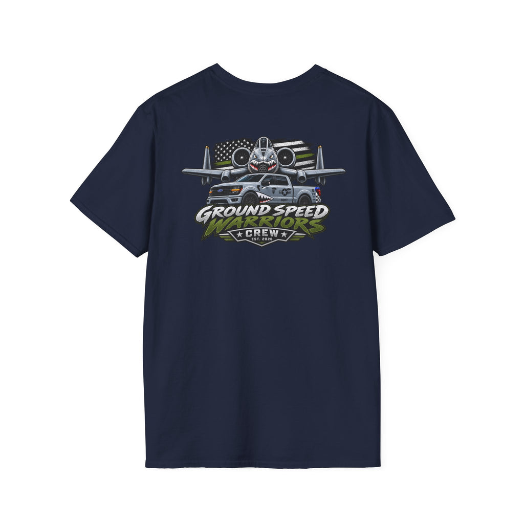 Ground Speed Crew T-Shirt — Aviation Plane Graphic Tee
