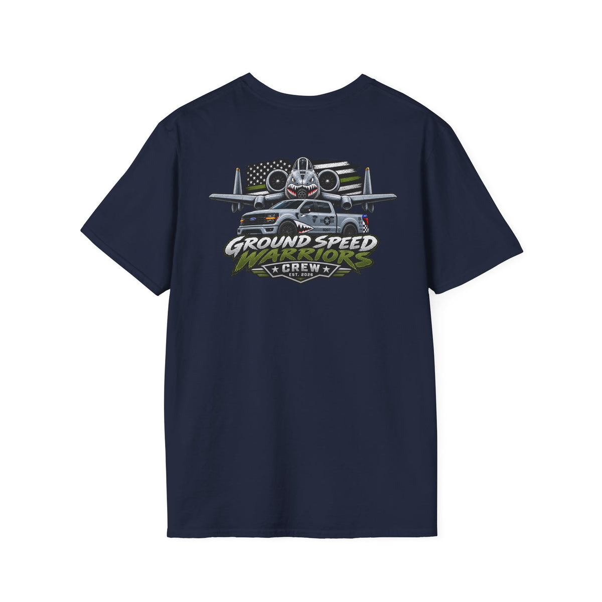 Ground Speed Crew T-Shirt — Aviation Plane Graphic Tee
