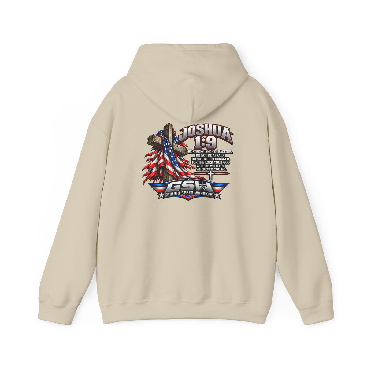 Joshua 1:9 Christian Hoodie