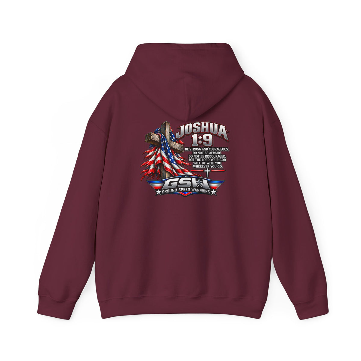 Joshua 1:9 Christian Hoodie