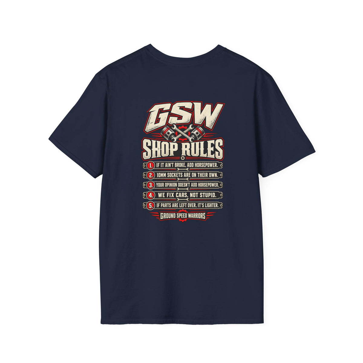 GSW Shop Rules Graphic T-Shirt