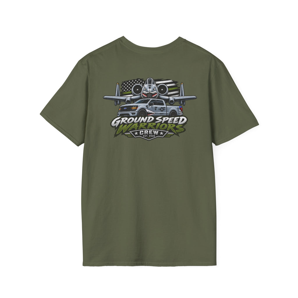 Ground Speed Crew T-Shirt — Aviation Plane Graphic Tee