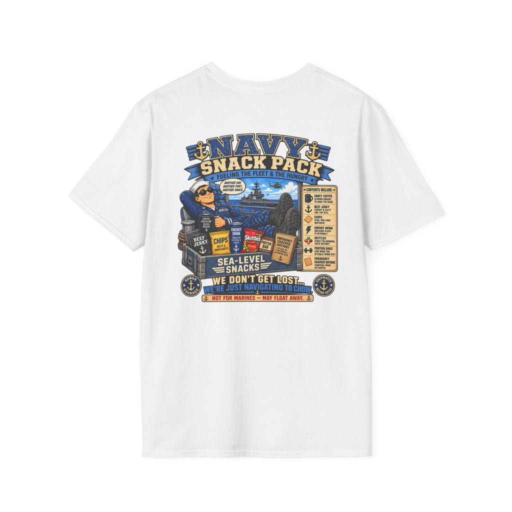 Navy Snack Pack Unisex Softstyle T-Shirt