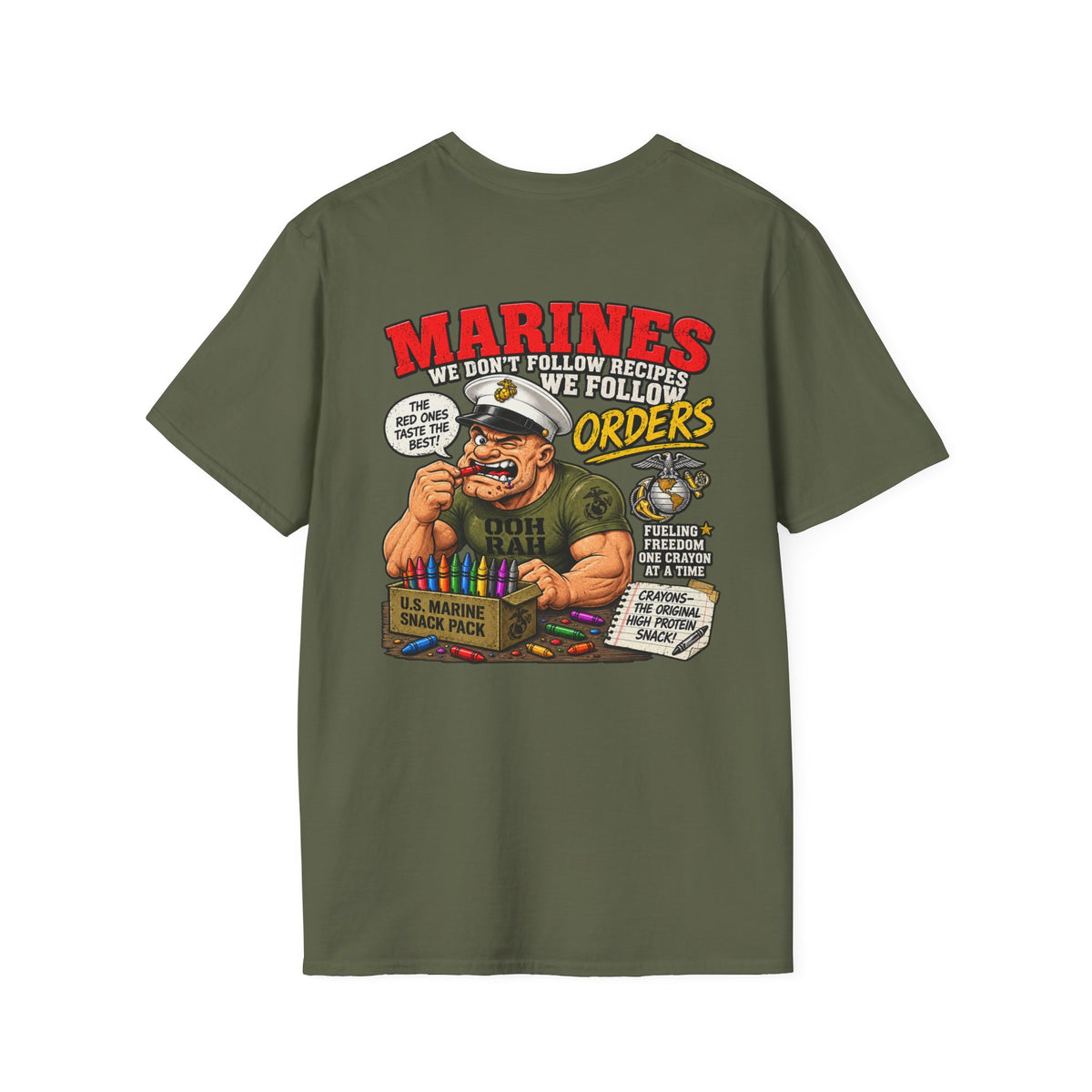 Marines Take Orders T-Shirt — Vintage Marine Corps Graphic Tee