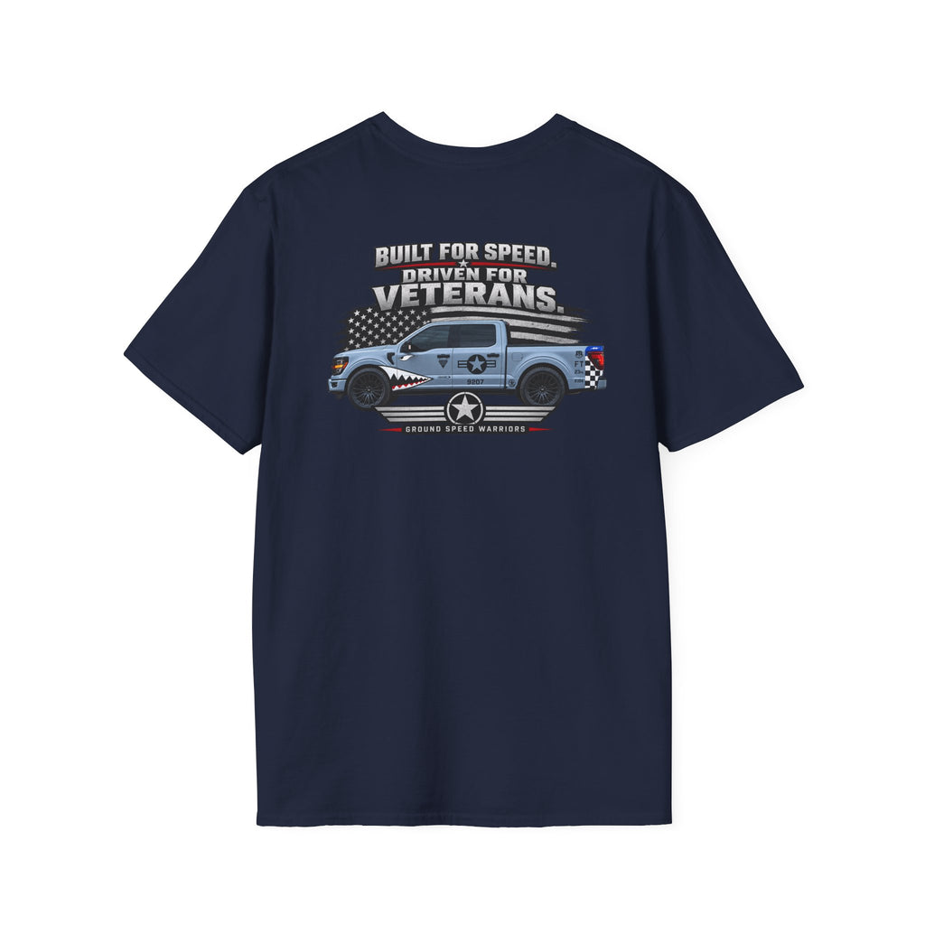 Built for Speed T-Shirt — Vintage Military Star Graphic Tee