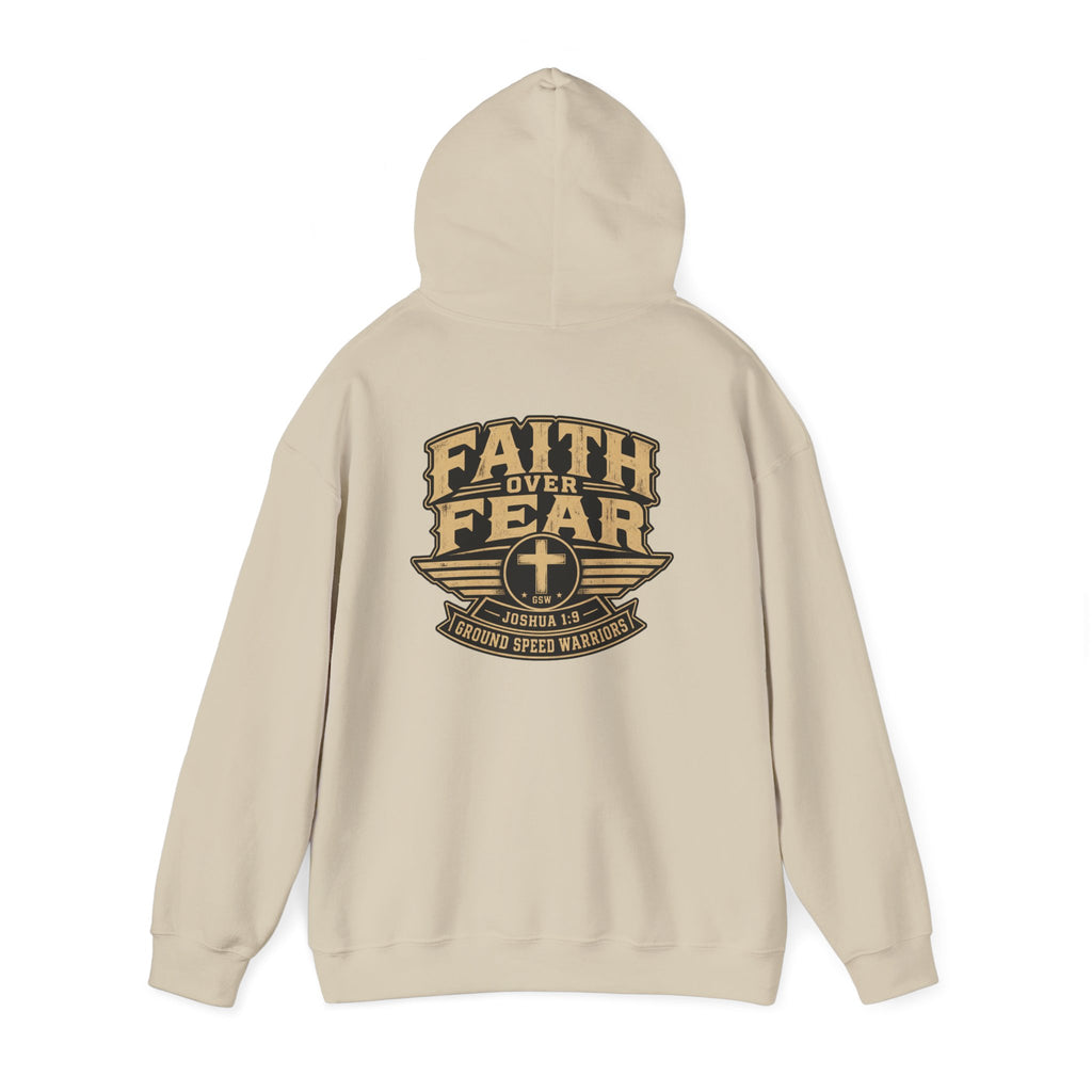 Faith Over Fear Christian Pullover Hoodie