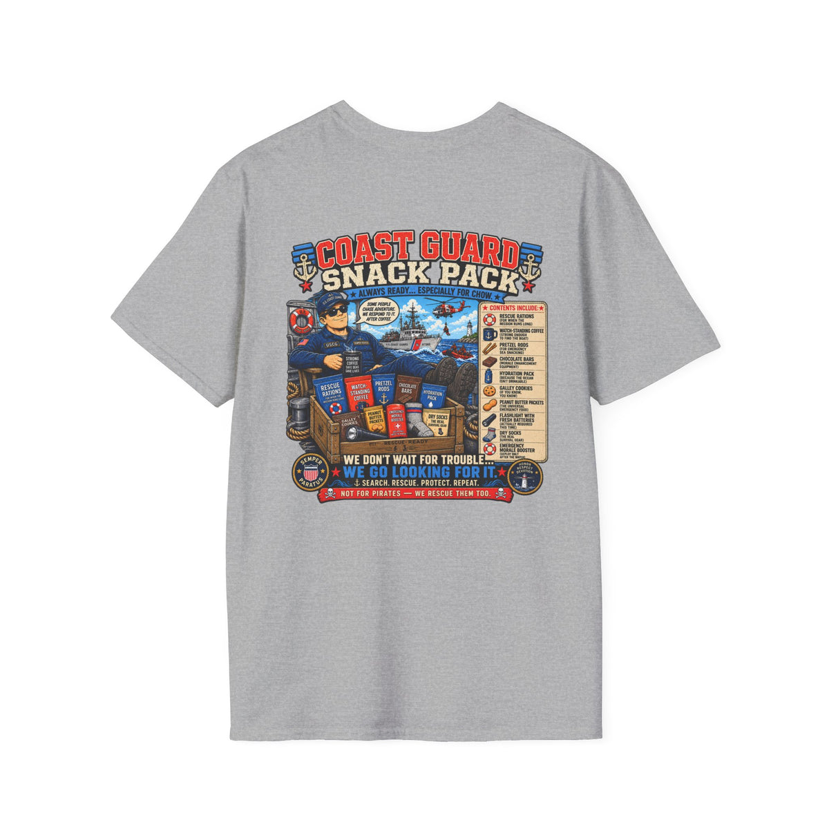 Coast Guard Snack Pack T-Shirt