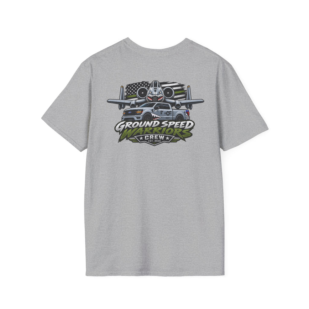 Ground Speed Crew T-Shirt — Aviation Plane Graphic Tee