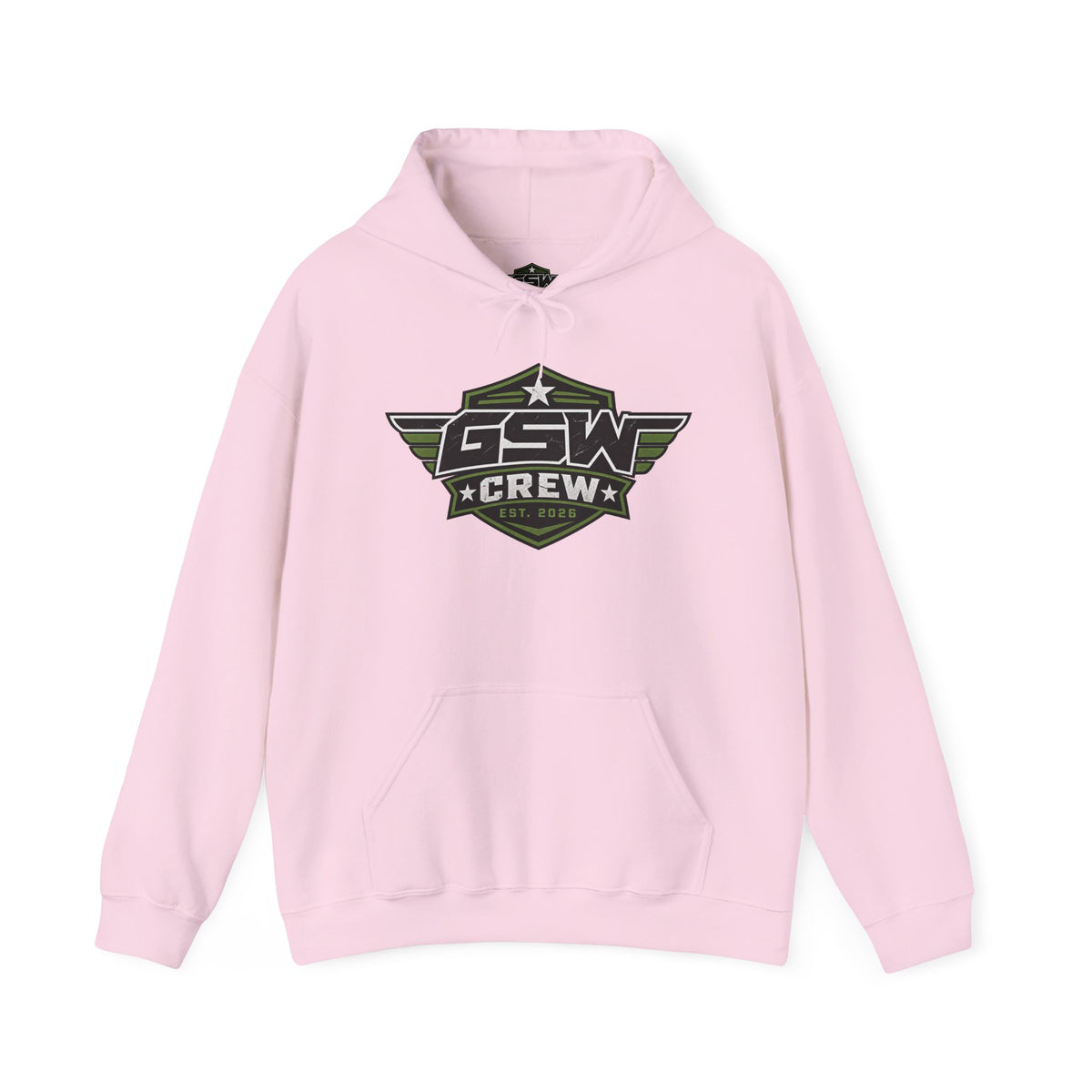 GSW Crew Hoodie — "Live Fast Give Back" Urban Streetwear Pullover