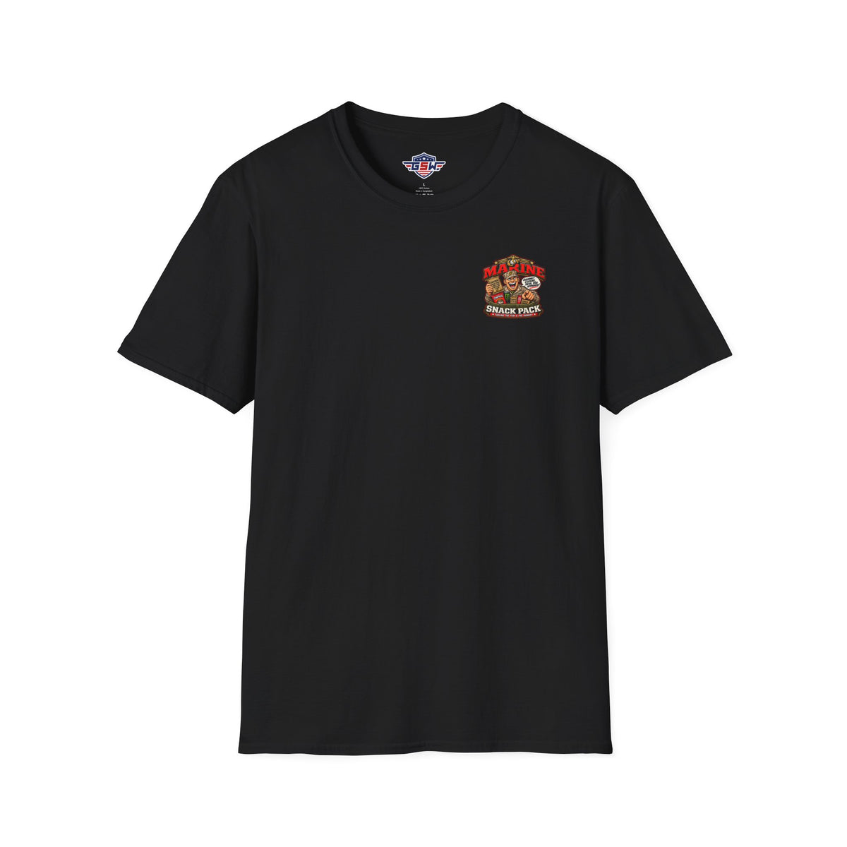Marine Snack Pack Tee – Minimal Crew Neck Tee for Everyday Wear