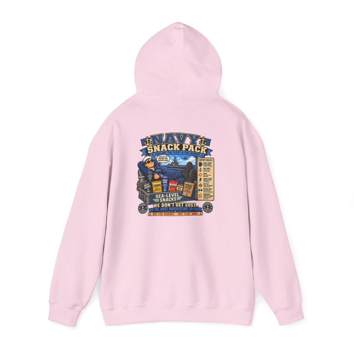 Navy Snack Pack Hoodie