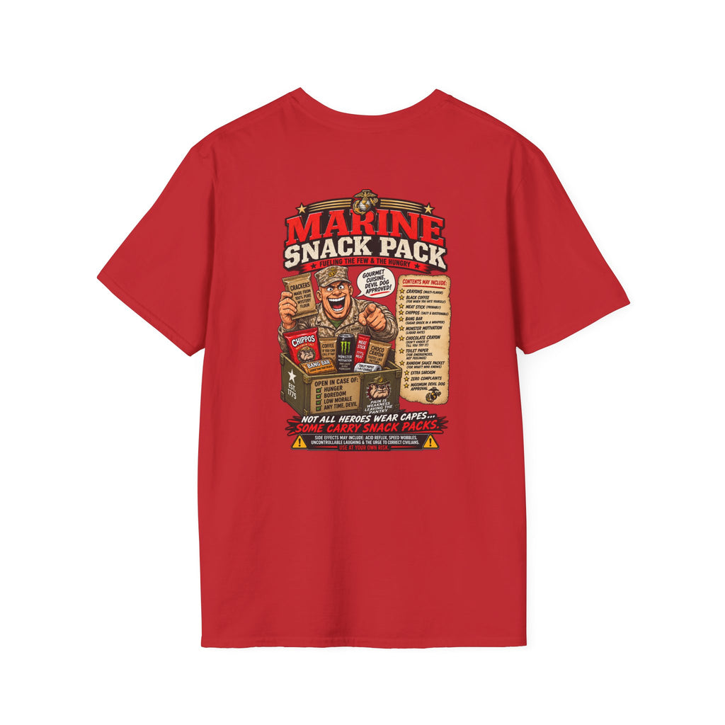 Marine Snack Pack Tee – Minimal Crew Neck Tee for Everyday Wear