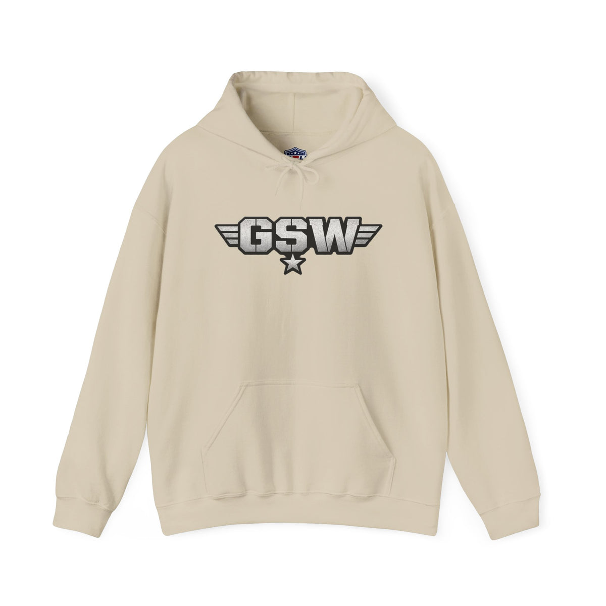 GSW 'The Brrrrt Face' Hoodie — Military Jet Nose Art Pullover