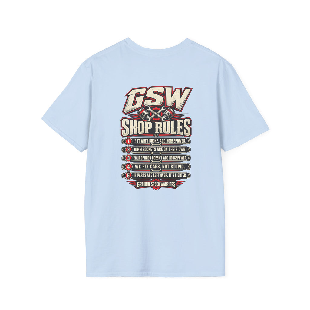 GSW Shop Rules Graphic T-Shirt