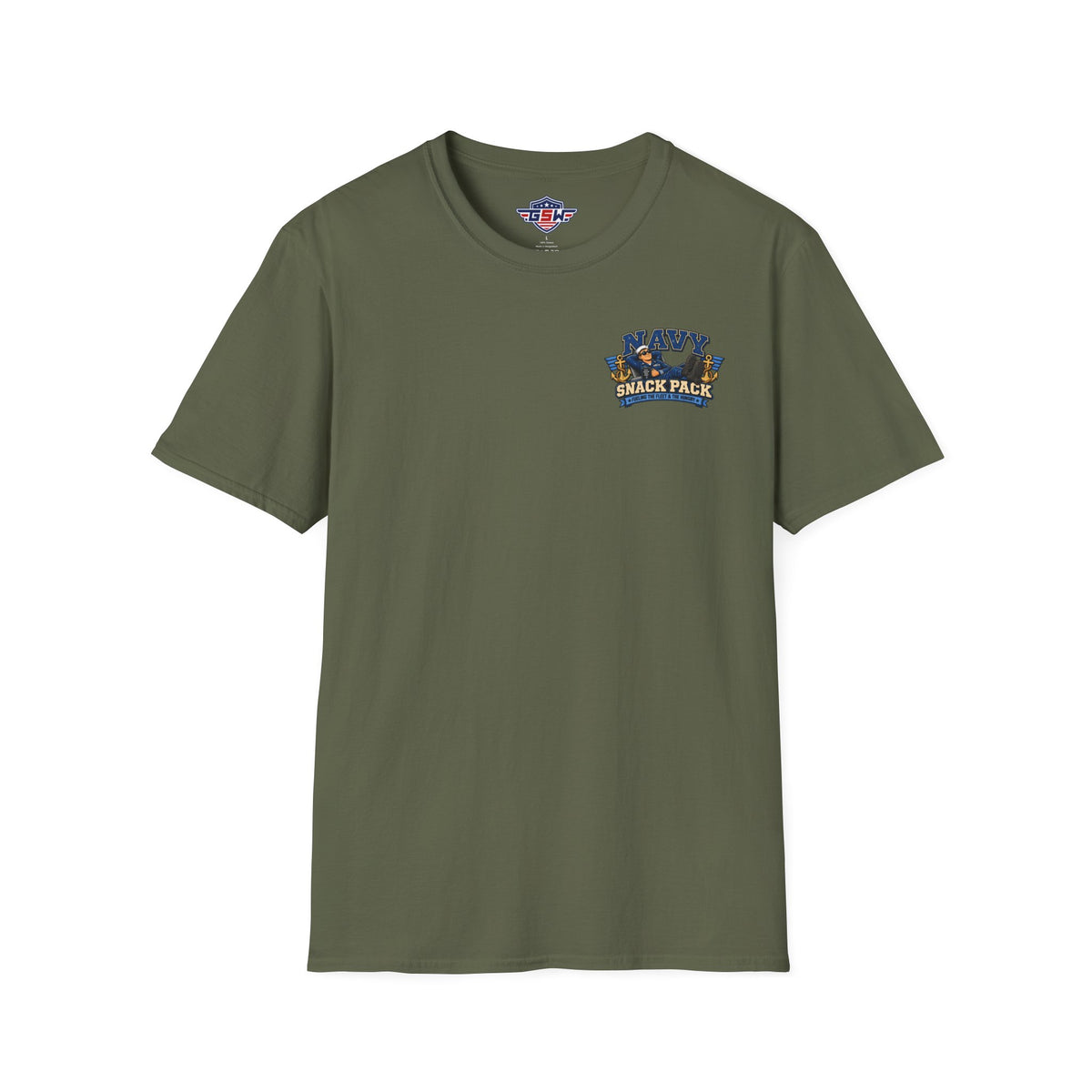 Navy Snack Pack Unisex Softstyle T-Shirt