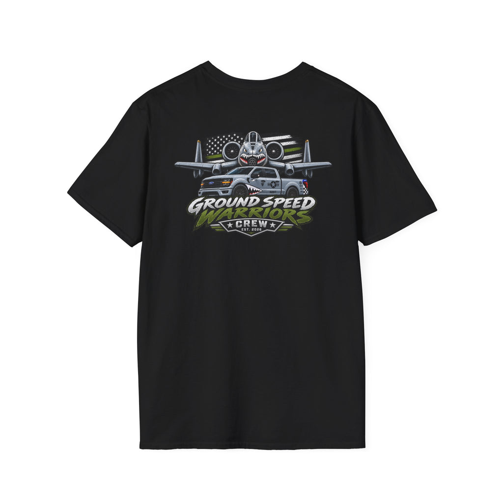 Ground Speed Crew T-Shirt — Aviation Plane Graphic Tee