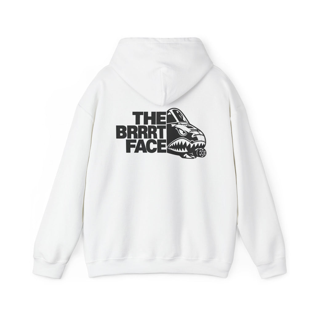 GSW 'The Brrrrt Face' Hoodie — Military Jet Nose Art Pullover