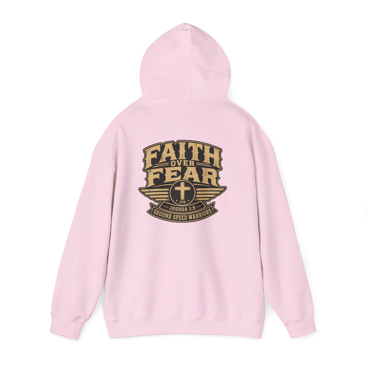 Faith Over Fear Christian Pullover Hoodie