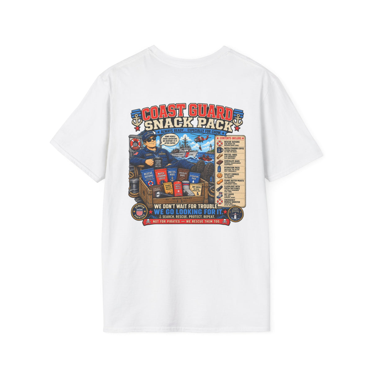 Coast Guard Snack Pack T-Shirt