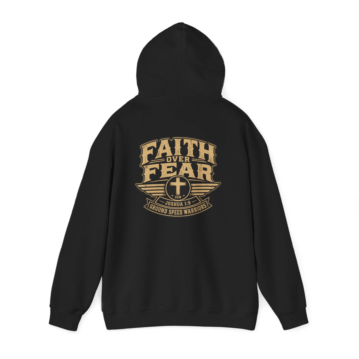 Faith Over Fear Christian Pullover Hoodie