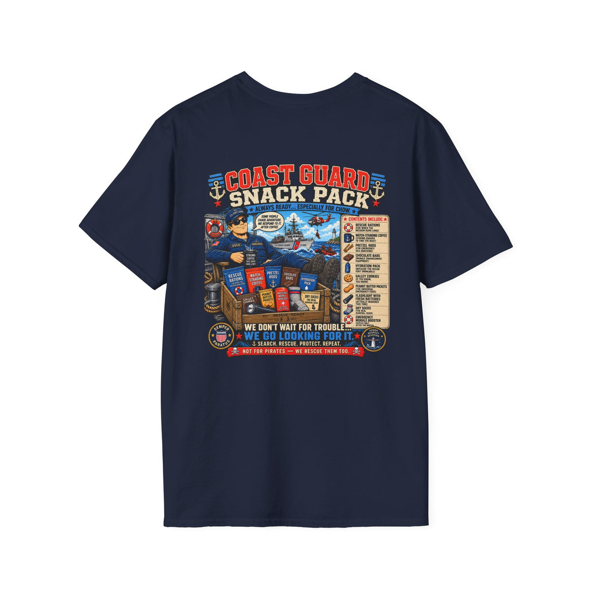 Coast Guard Snack Pack T-Shirt