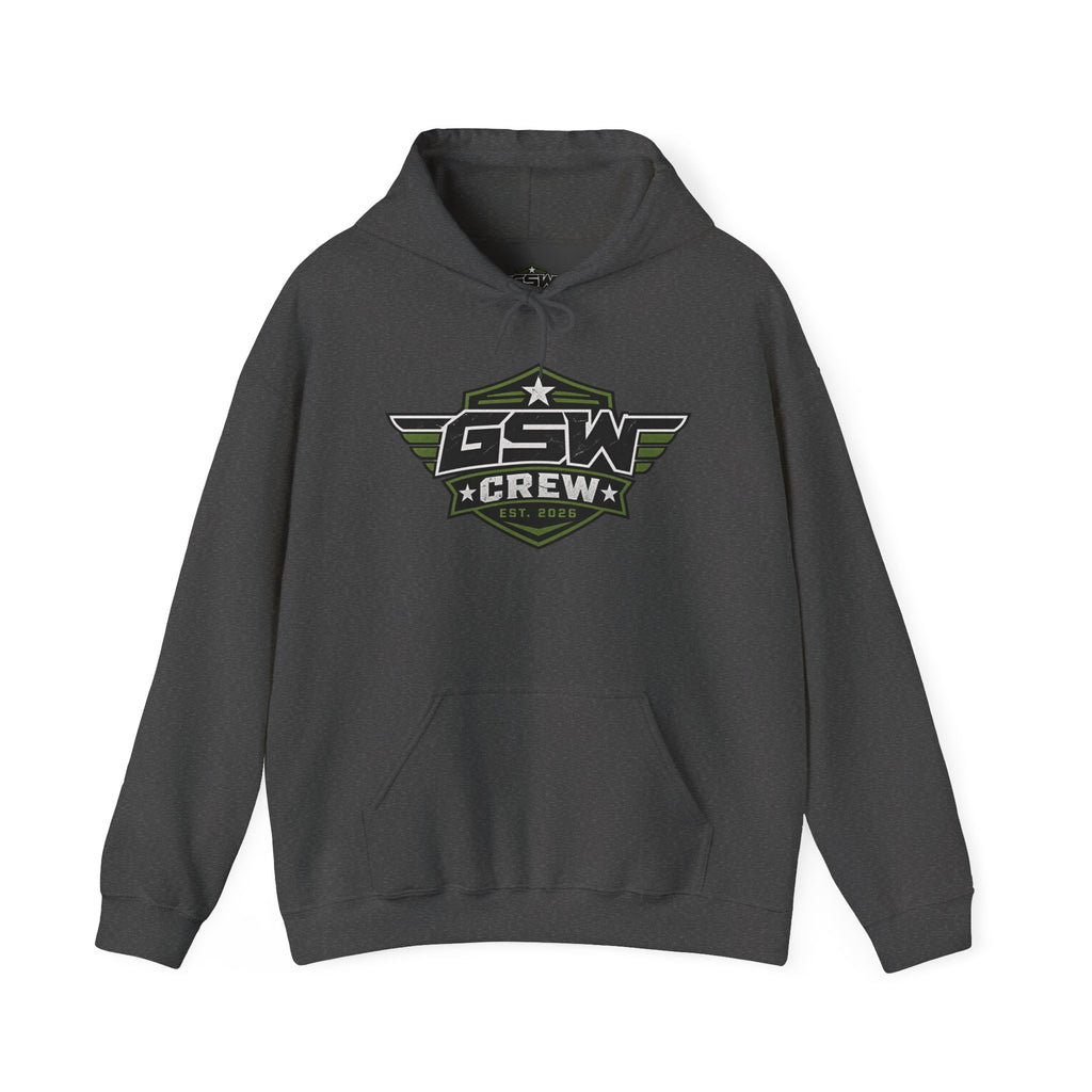 GSW Crew Hoodie — "Live Fast Give Back" Urban Streetwear Pullover