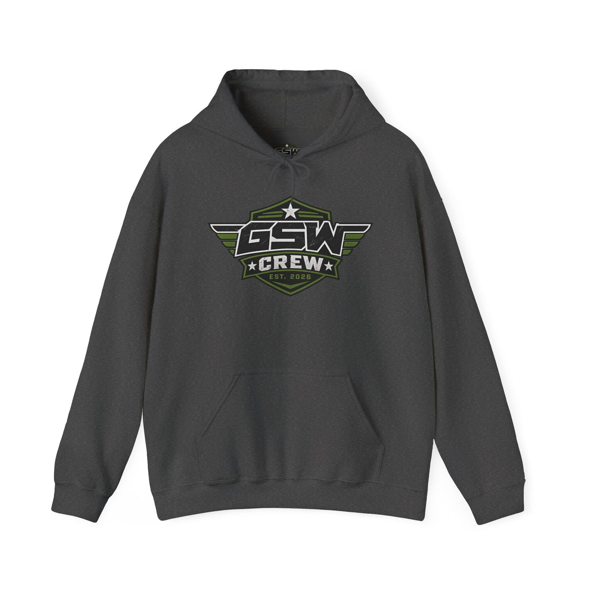 GSW Crew Hoodie — "Live Fast Give Back" Urban Streetwear Pullover
