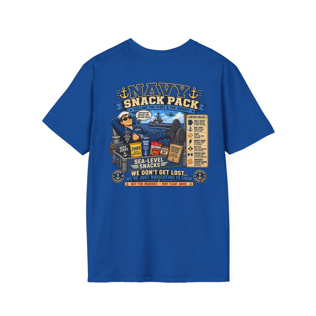 Navy Snack Pack Unisex Softstyle T-Shirt