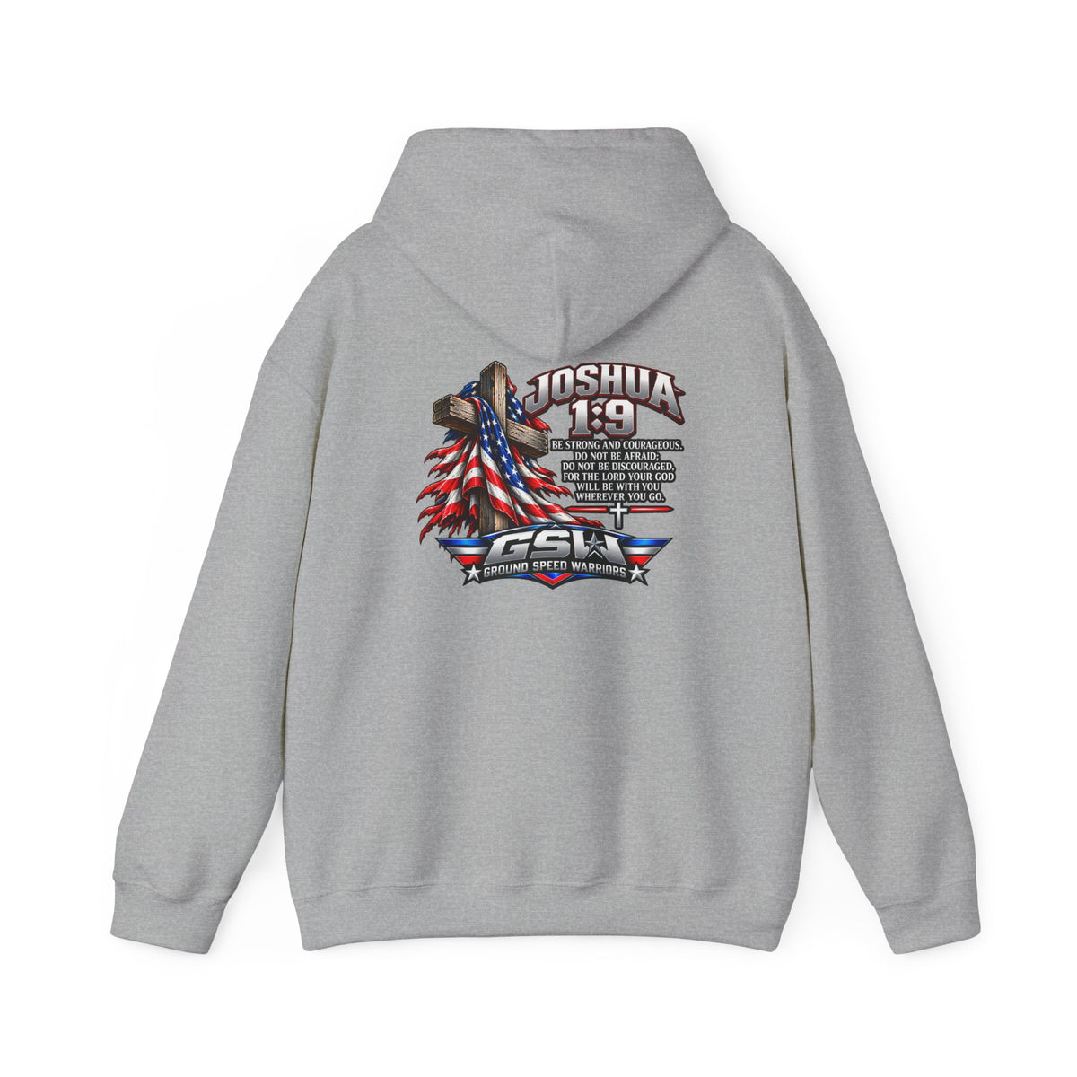 Joshua 1:9 Christian Hoodie