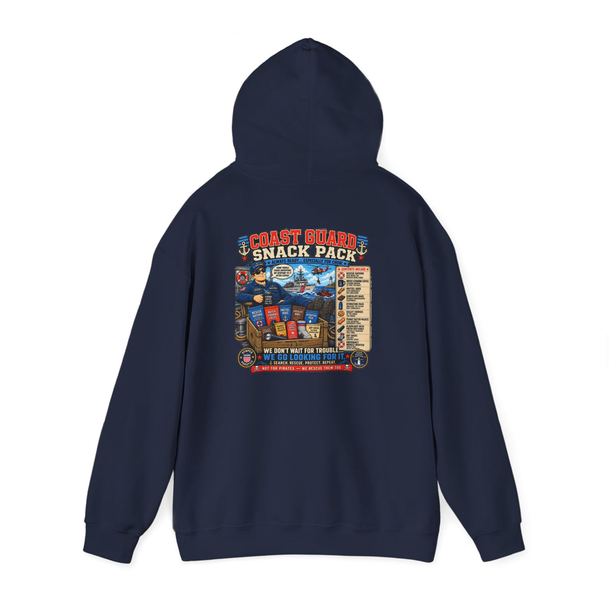 Coastguard Snack Pack Vintage Pullover