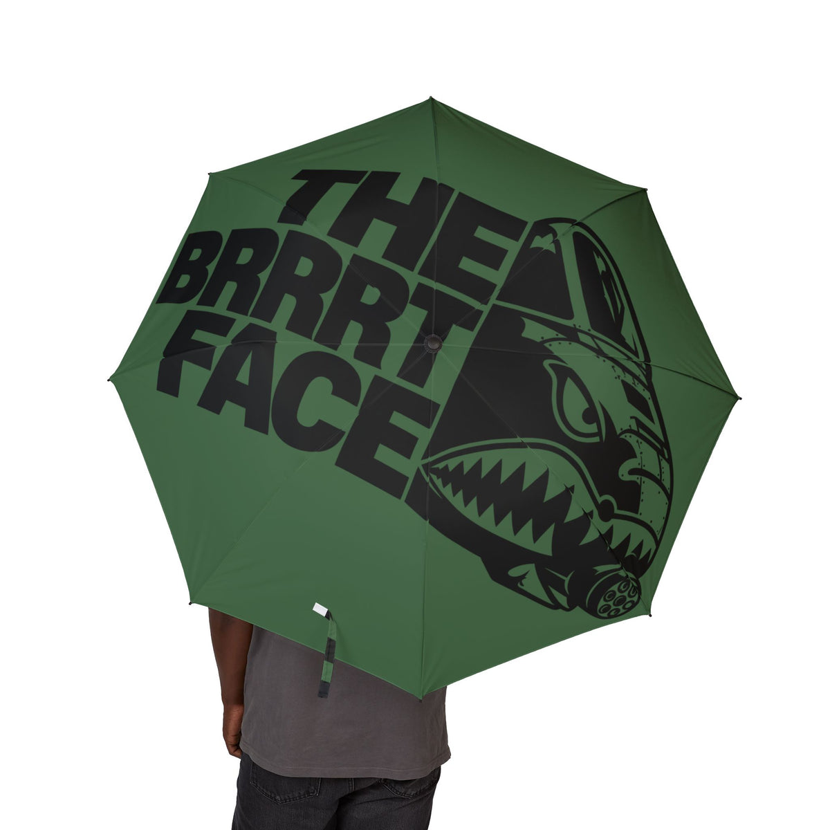 The BRRRT Face Semi-Automatic Foldable Umbrella