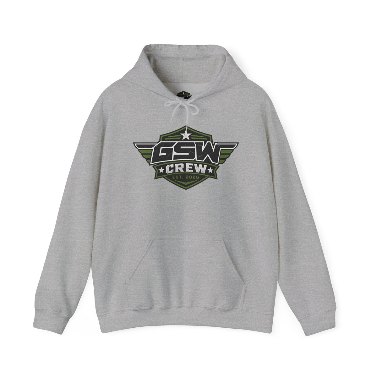 GSW Crew Hoodie — "Live Fast Give Back" Urban Streetwear Pullover