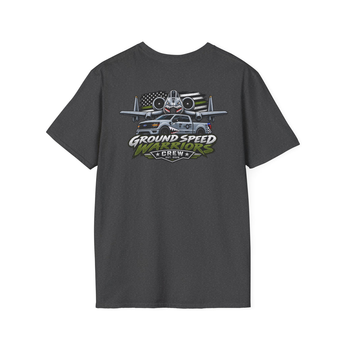 Ground Speed Crew T-Shirt — Aviation Plane Graphic Tee