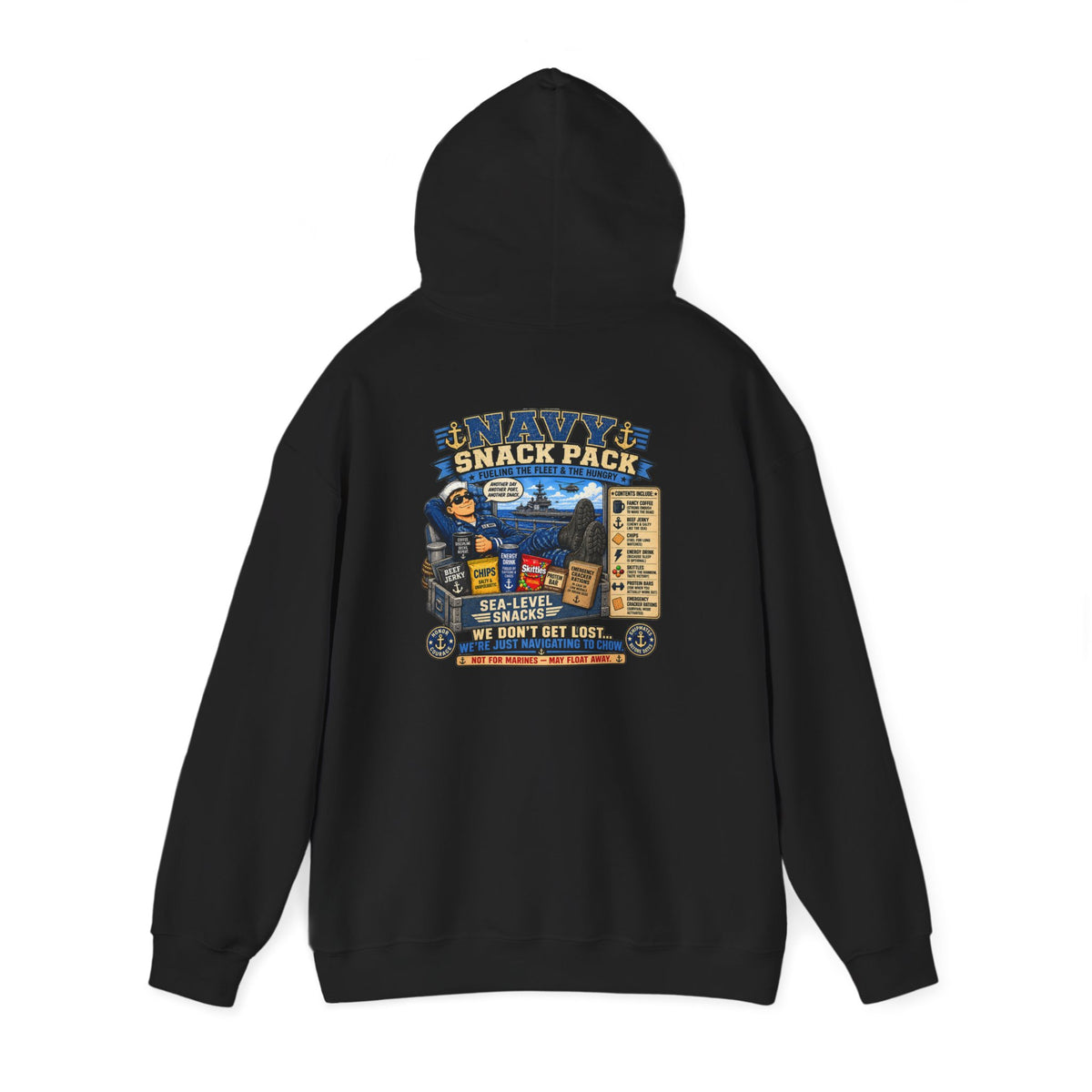 Navy Snack Pack Hoodie