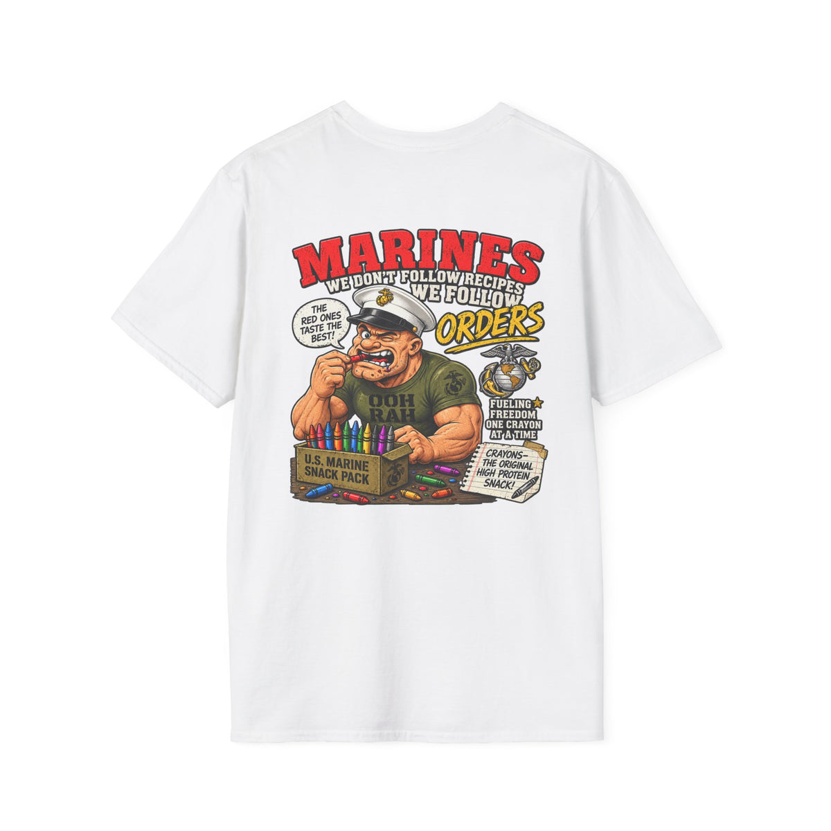 Marines Take Orders T-Shirt — Vintage Marine Corps Graphic Tee