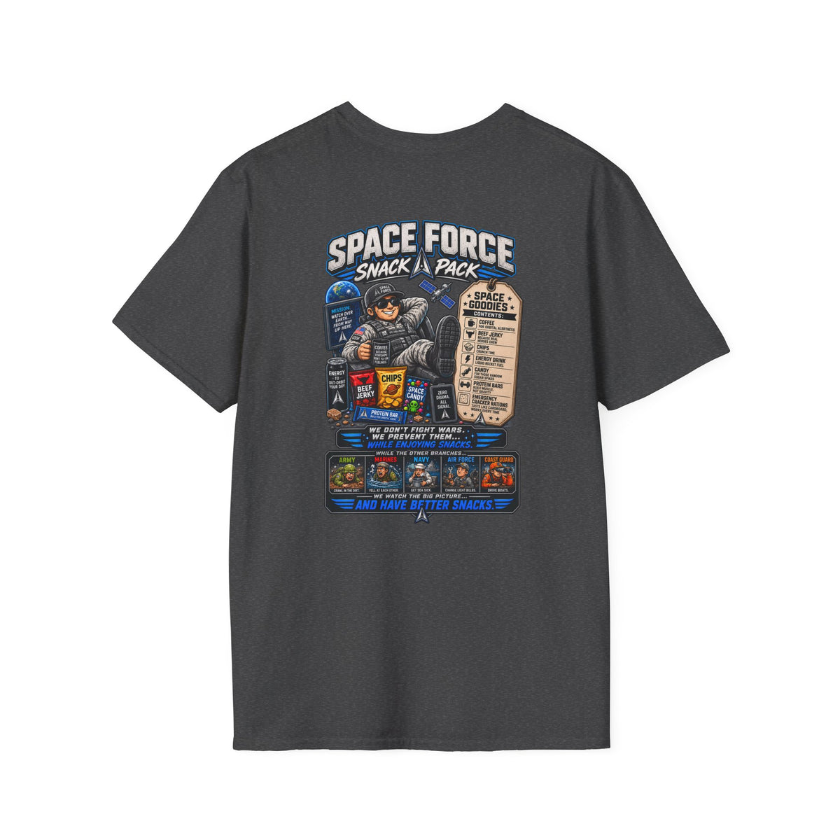 Space Force Snack Pack Unisex Softstyle T-Shirt
