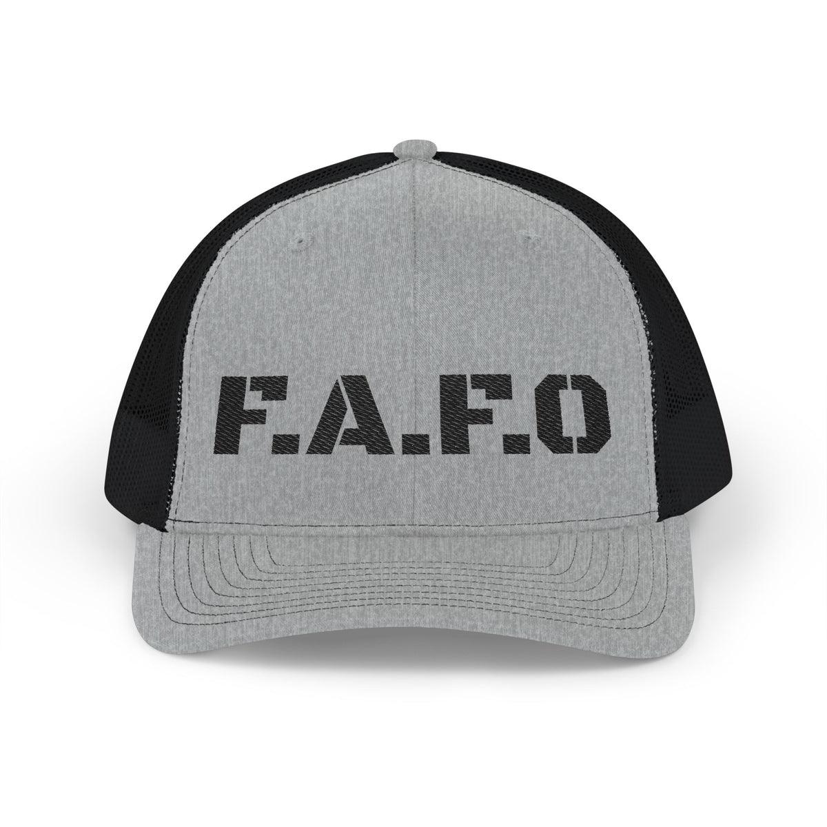 Trucker Cap — F.A.F.O. Distressed Logo Snapback