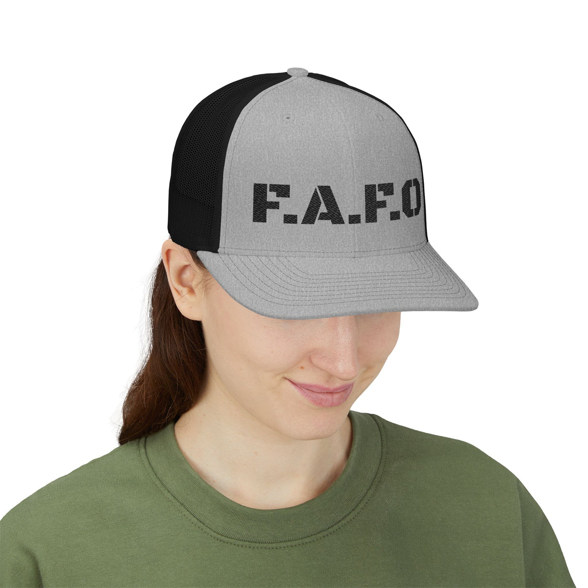 Trucker Cap — F.A.F.O. Distressed Logo Snapback