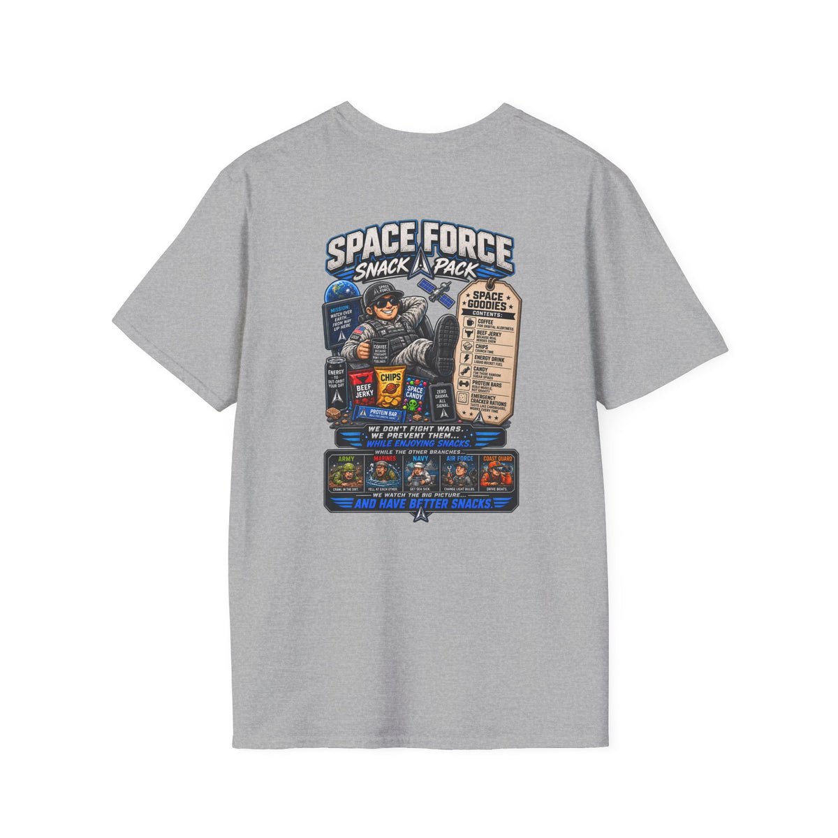 Space Force Snack Pack Unisex Softstyle T-Shirt