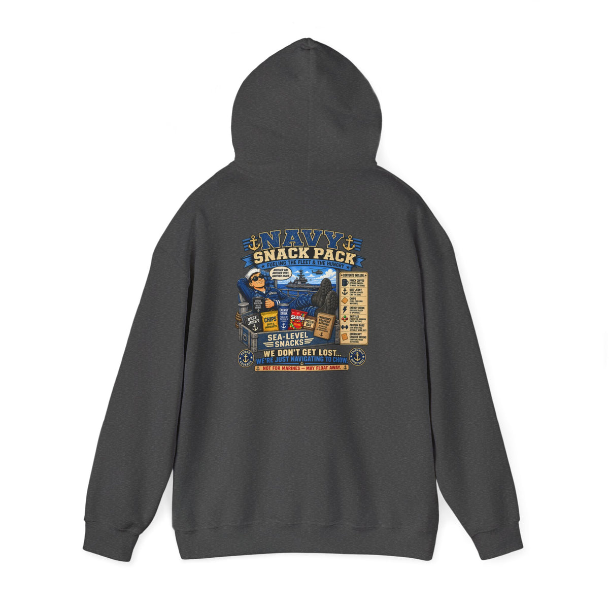 Navy Snack Pack Hoodie