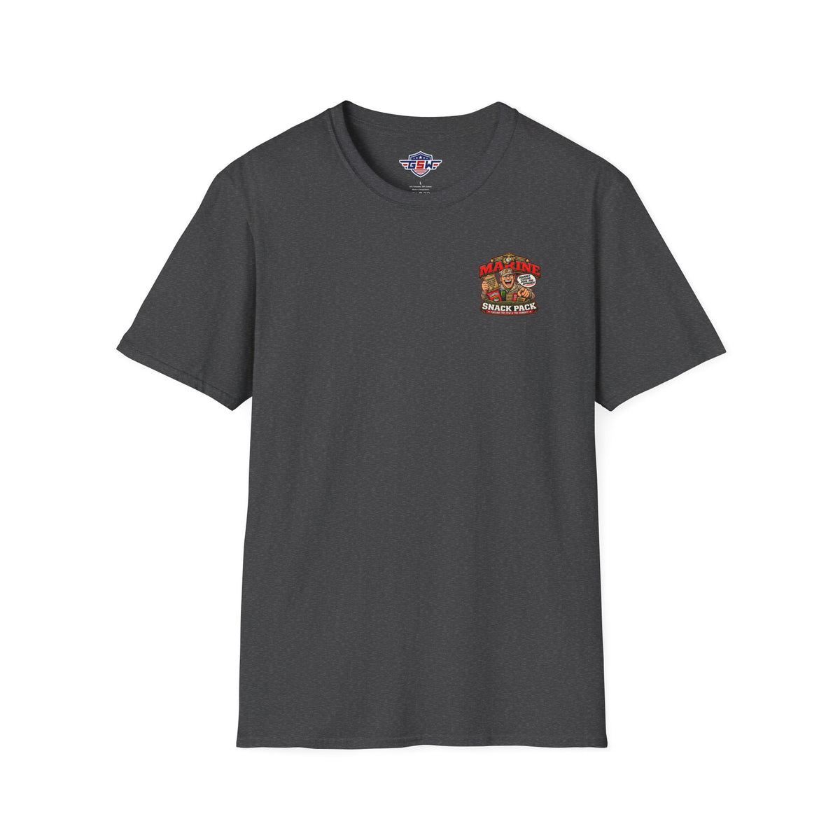 Marine Snack Pack Tee – Minimal Crew Neck Tee for Everyday Wear